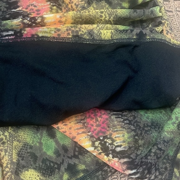 INC International Concepts Multicolor Snake Print Long Sleeve Nylon Stretch L - Picture 6 of 6